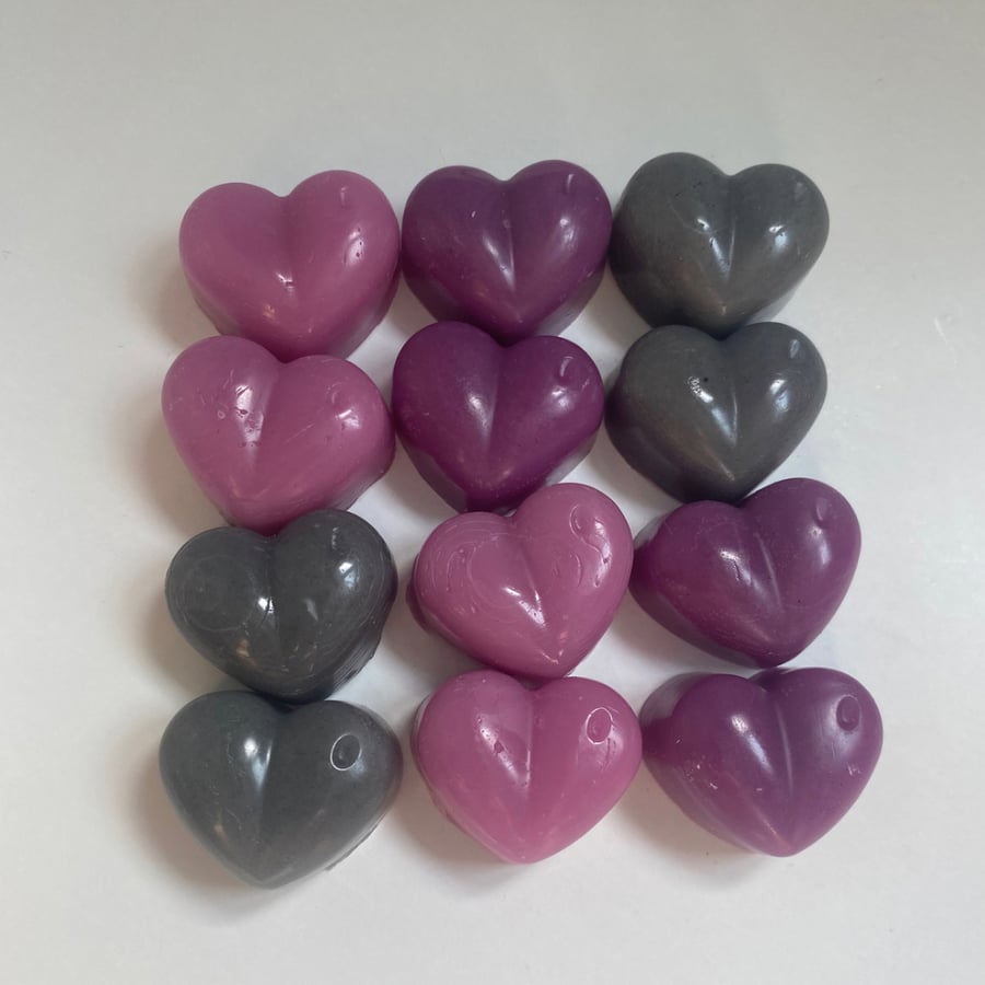 ice angel, alien, noir opium scented wax melts (12 in a pack)