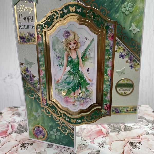 Greeting Card - Fairy Just Believe by Carolee Crafts PB4 - 0018
