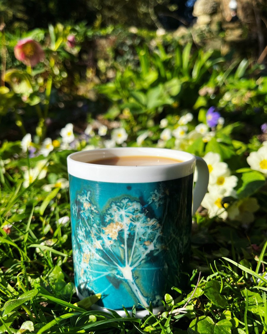 Bone China Cyanotype Cup