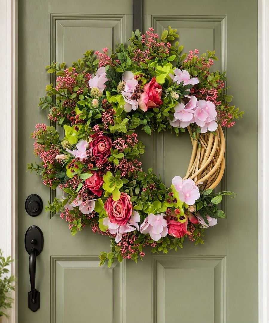 Halfmoon wreath