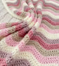 Pink Baby Blanket - Handmade Crochet - Newborn Girl Gift - Image 7