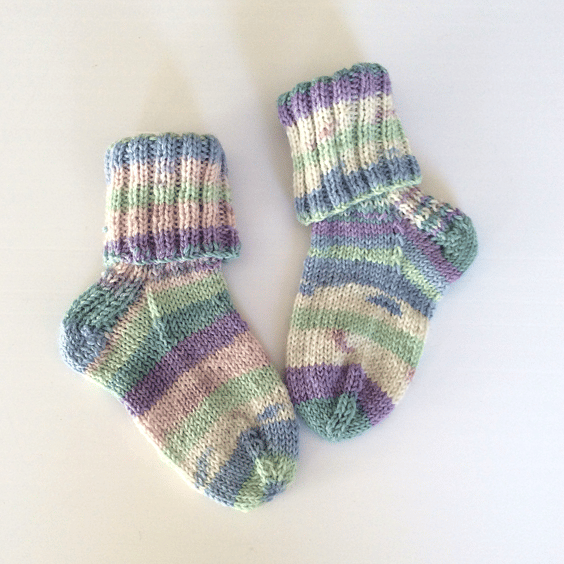 Baby and Toddler Random Striped Socks UK size 3.5 approx