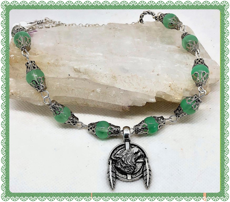 One of a Kind Native North American inspired necklace