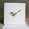 Long-tailed tit square card