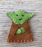 Yoda finger puppet Good Luck May The Force Be With You Mascot - Image 1