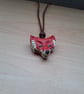 Hand Carved Wooden Fox Necklace  - Image 2