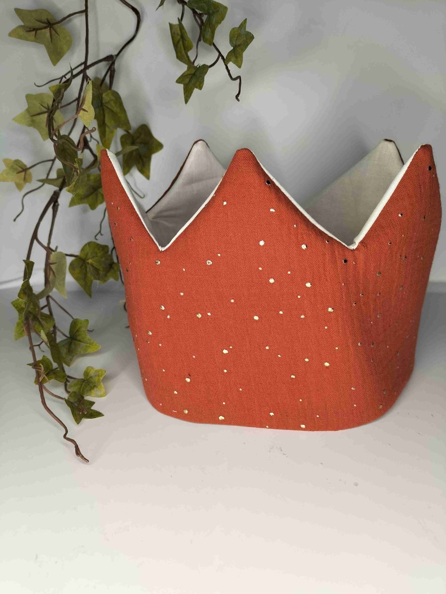 Muslin party crown. Crown. Eco crown. crown. Handmade 
