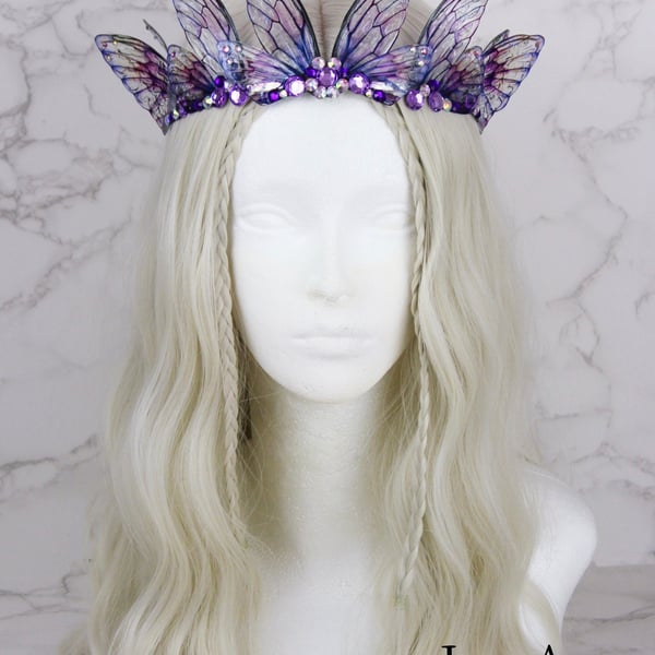 Purple tiara for Flavia 
