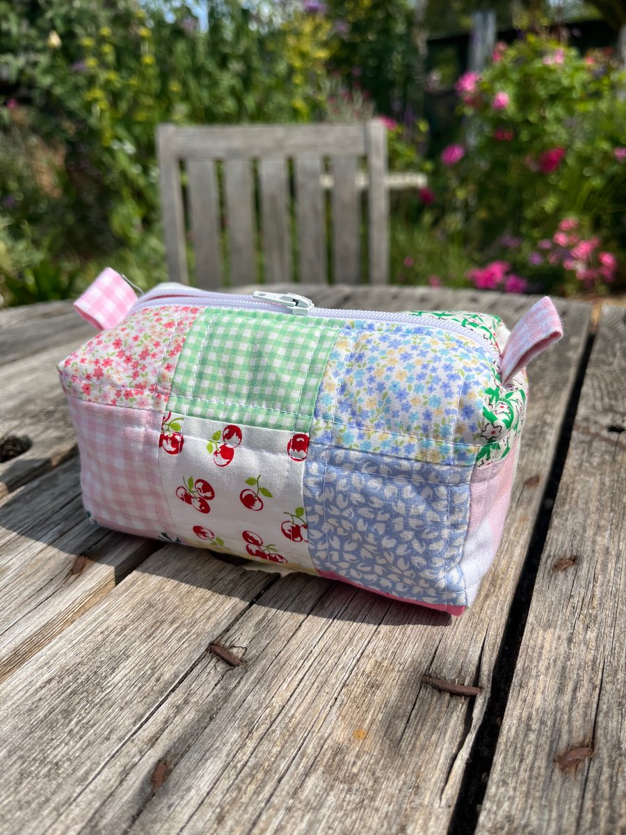 Patchwork mini pouch 