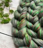 Recycled wool sari silk blend spinning fibre 100g   Meadow