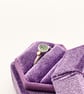 Green Apatite Ring in Silver and Gold  - Image 3