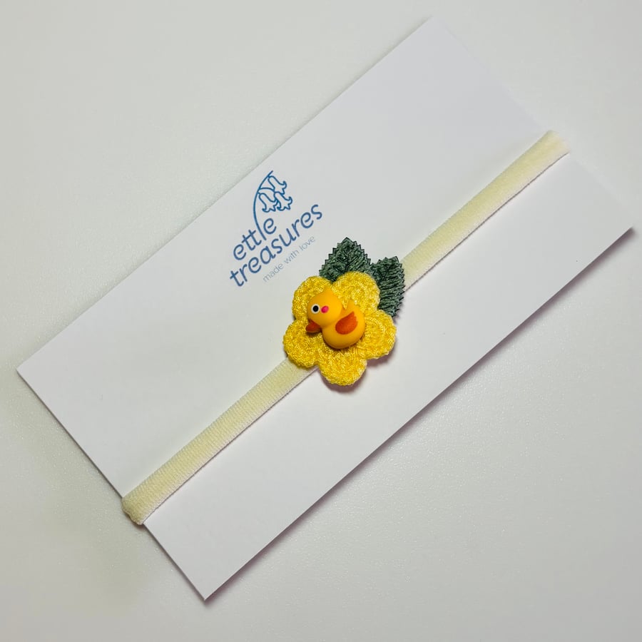 Baby Chick Flower Headband 