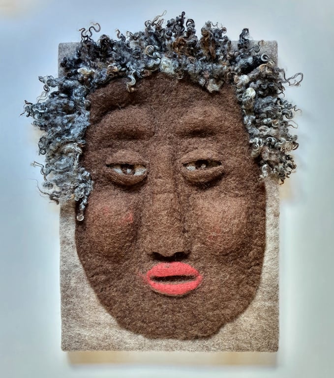 Wall art - textile picture: Dominic - My Africa