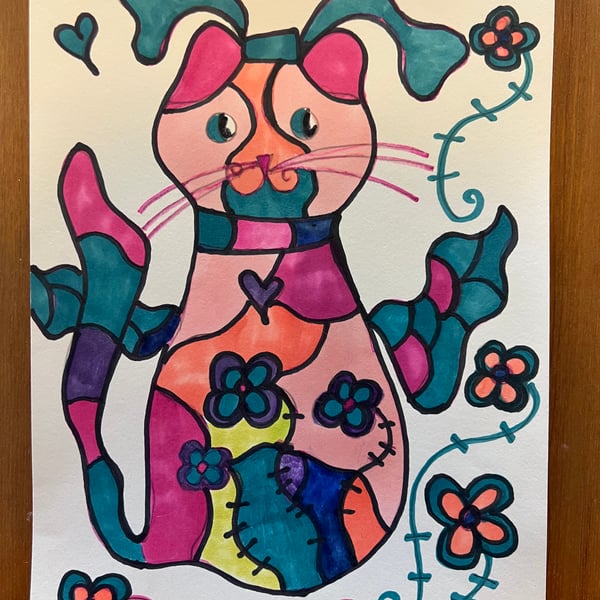 Fairy Cat Drawing