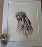 Rustic rabbit  floppy ears painting  - Image 5