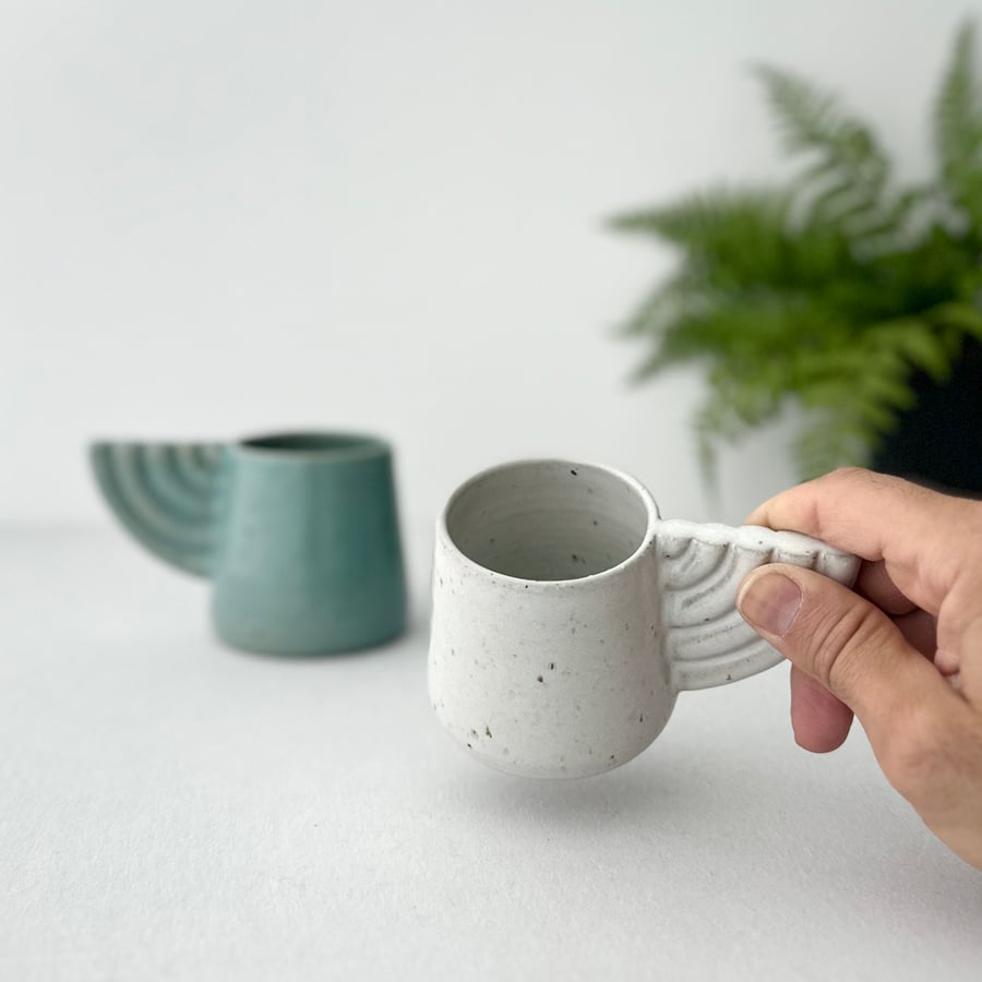 Handmade Rainbow Tea Cup