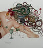 "MEDUSA" - ONE OFF, HANDMADE COLLAGE - Image 3