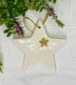 Single ceramic star decoration - Image 1
