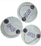 Hand-Painted 10 cm Round Multi-Display Set - Emerald Forest Abstract Trio - Image 3