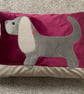 Appliquéd Dog cushion - Image 2