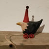 Reserved - primitive hen on wheels