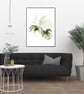 Watercolour palm leaf wall prints, Monstera lea wall decor, leaf wall art prints - Image 5