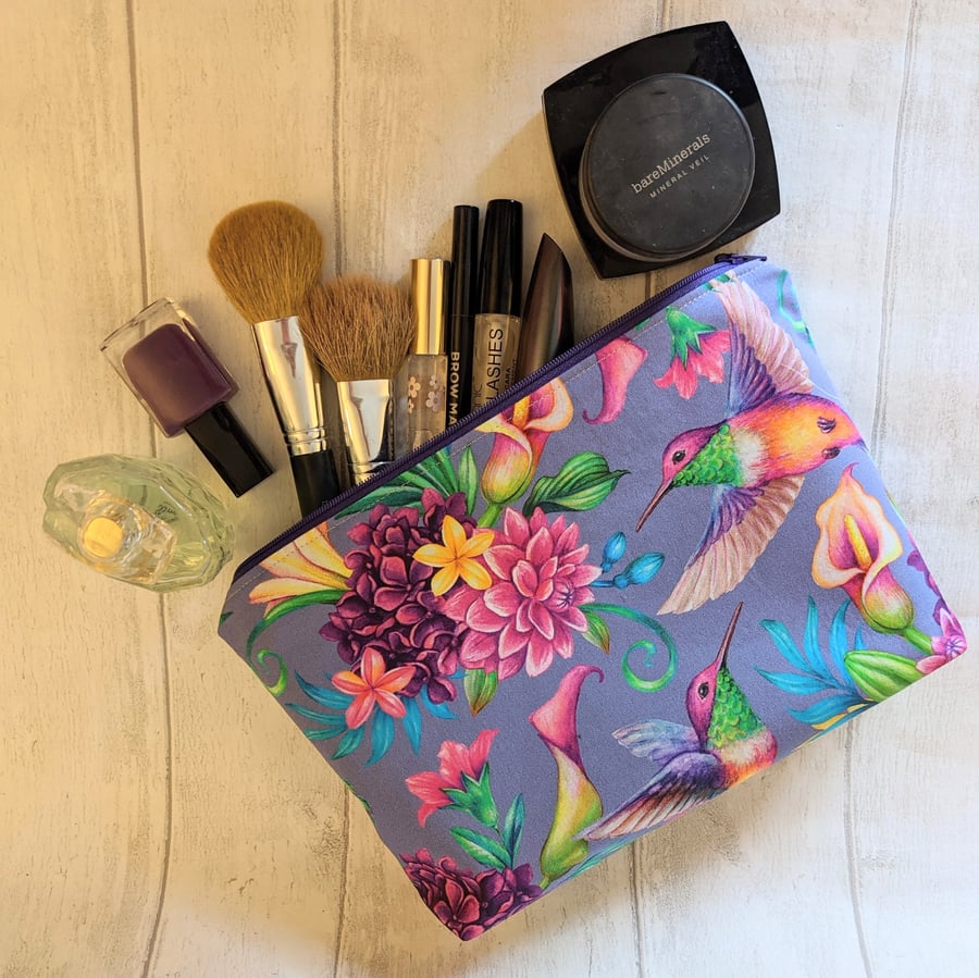 Hummingbird Make Up Bag