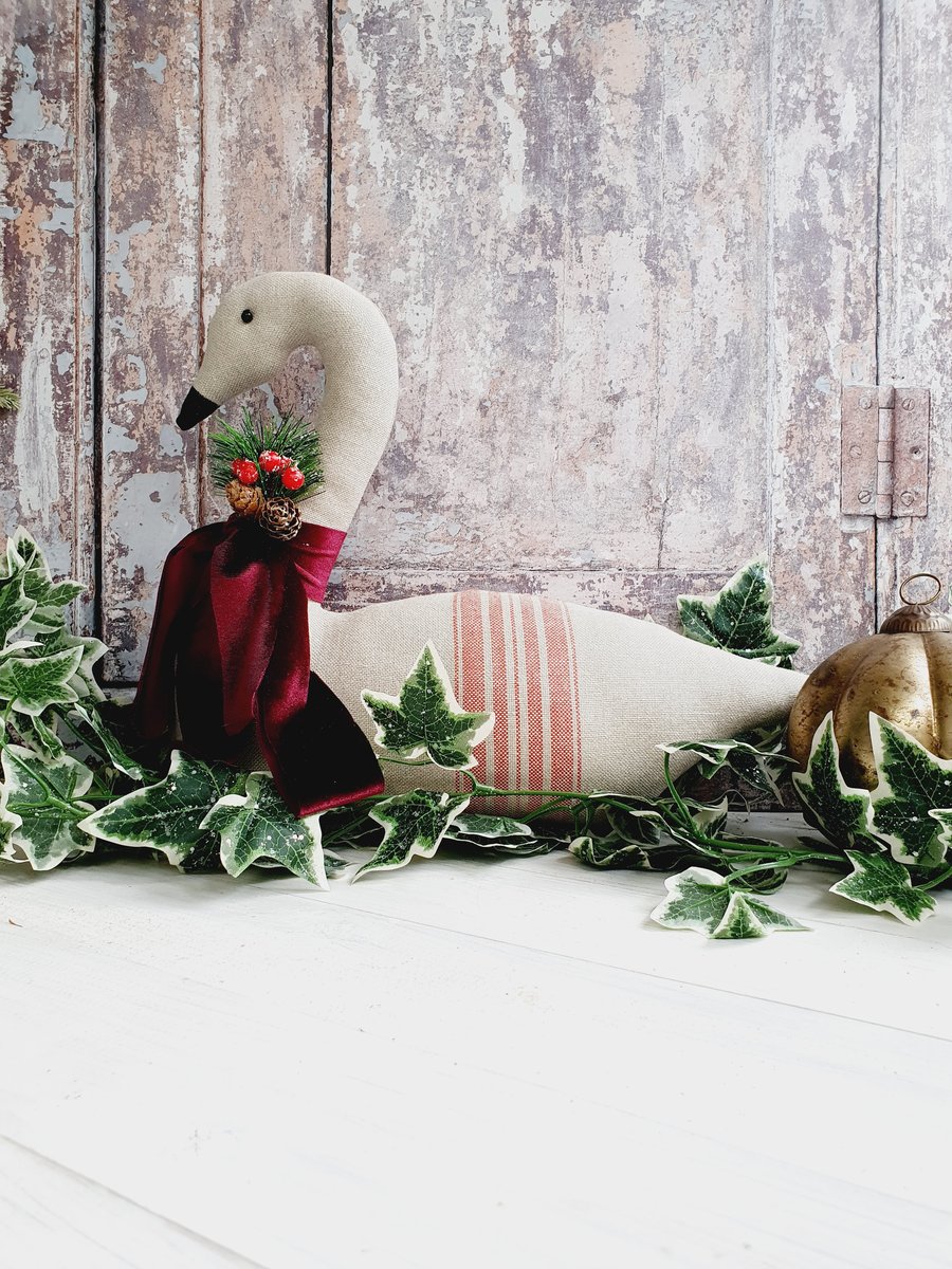 RESERVED FOR LOUISA - Grainsack Christmas Goose