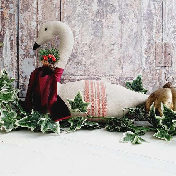 RESERVED FOR LOUISA - Grainsack Christmas Goose