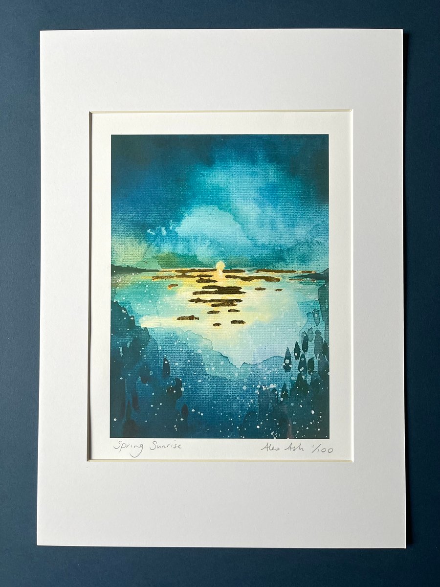 ‘Spring Sunrise’ Limited Edition Embellished Print
