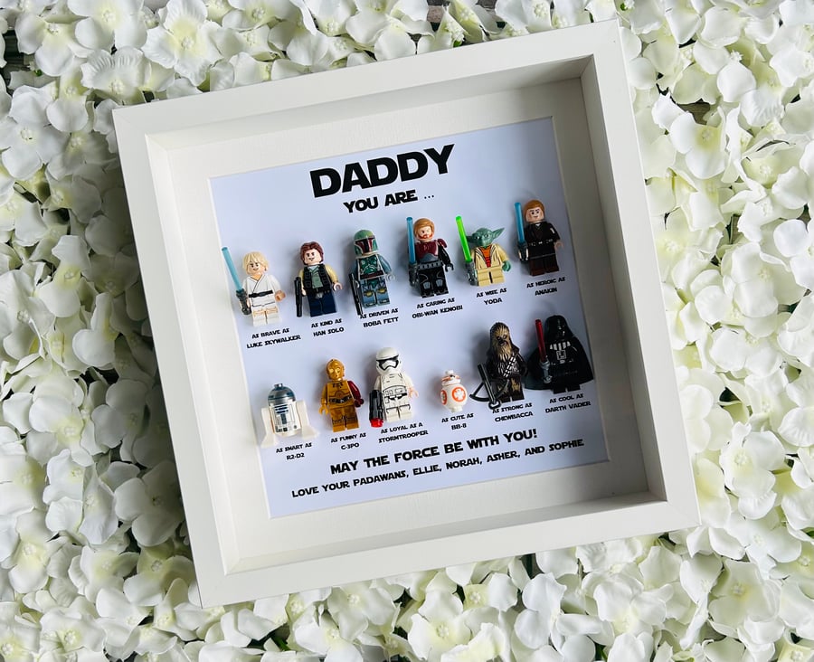 Star Wars Personalised Minifigures Frame (12 figs)