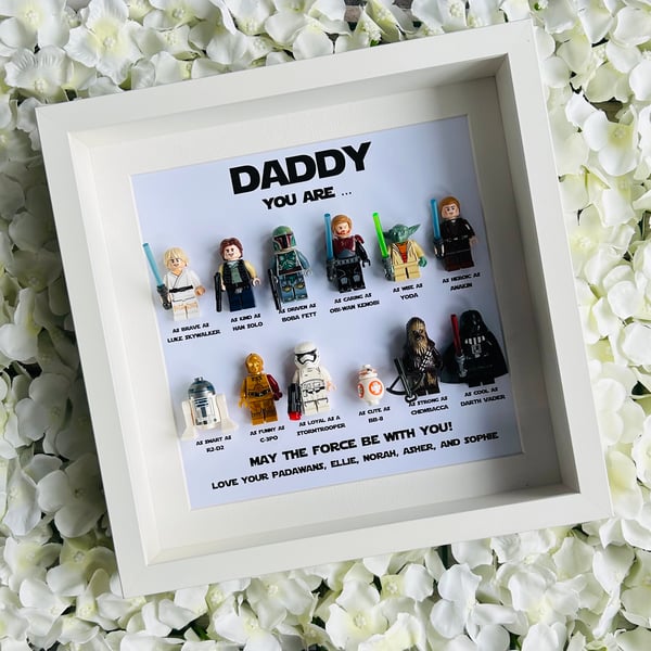 Star Wars Personalised Minifigures Frame (12 figs)