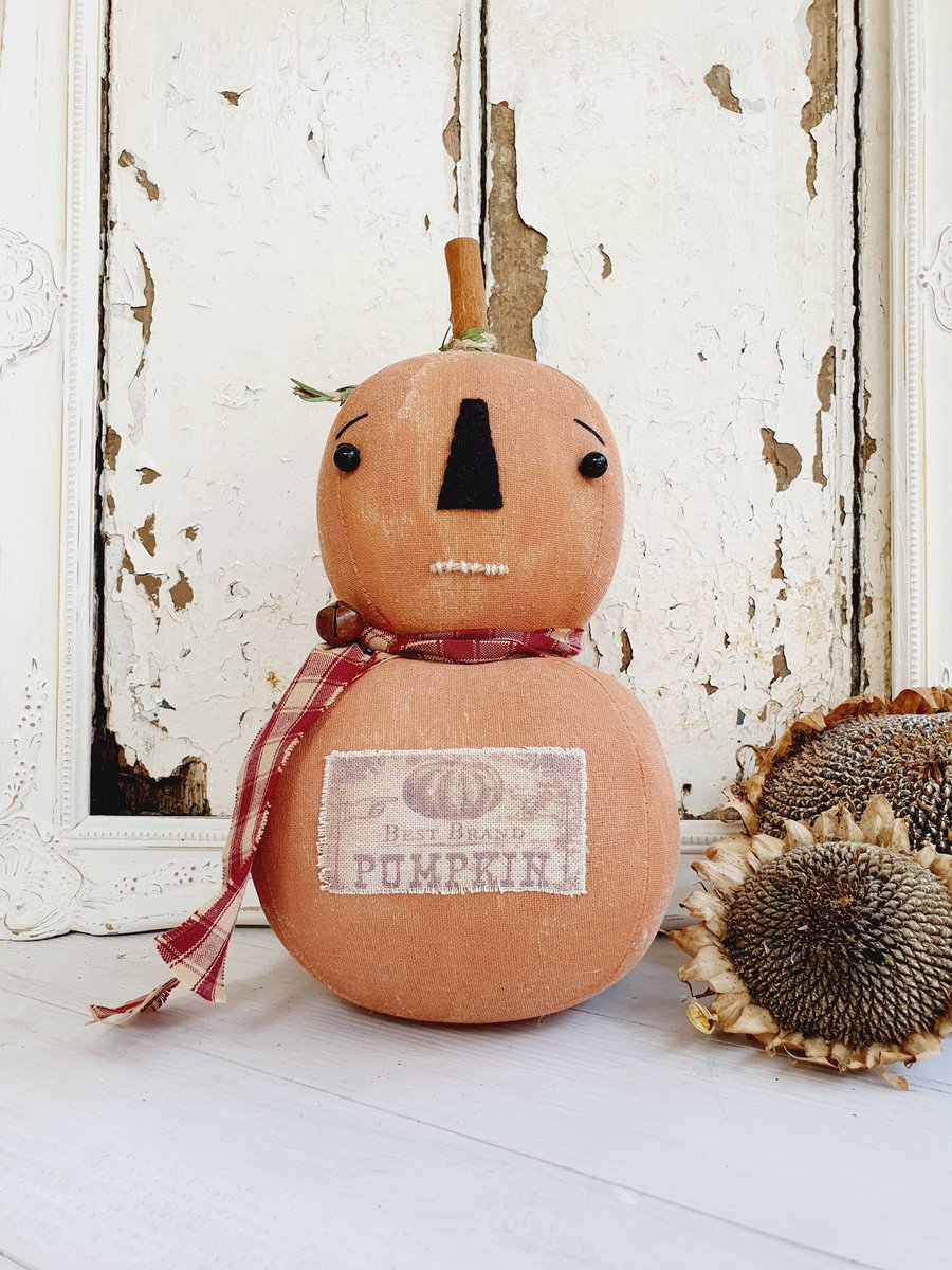 Primitive Pumpkin Doll