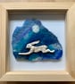 Leaping hare felt and sculpture artwork - Image 1