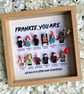 Horror Halloween Personalised 12 Figure Minifigure Frame - Image 4
