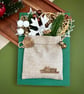 3D winter forest Christmas card hessian goodie bag keepsake woodland diorama art - Image 10