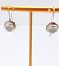 Onyx Silver Earrings Handmade  - Image 3