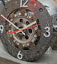 Handmade Clutch Plate Wall Clock - Recycled Automotive Clock - Mechanic Gift - G - Image 4
