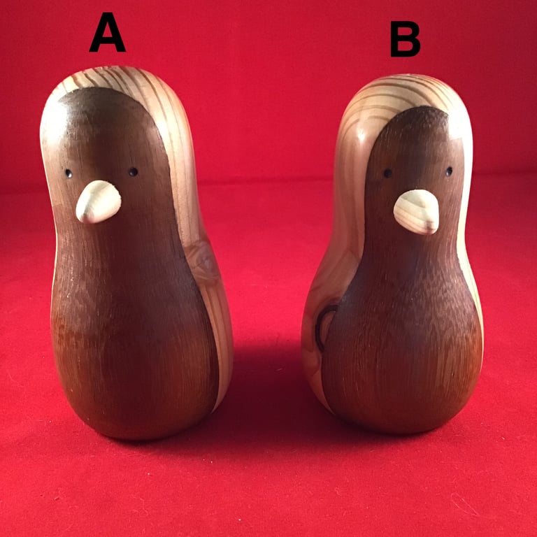 Wood turned Penguin