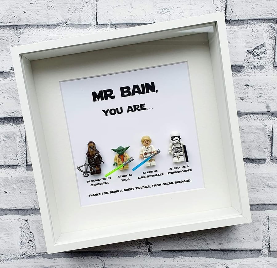 Star Wars Personalised Teacher Frame