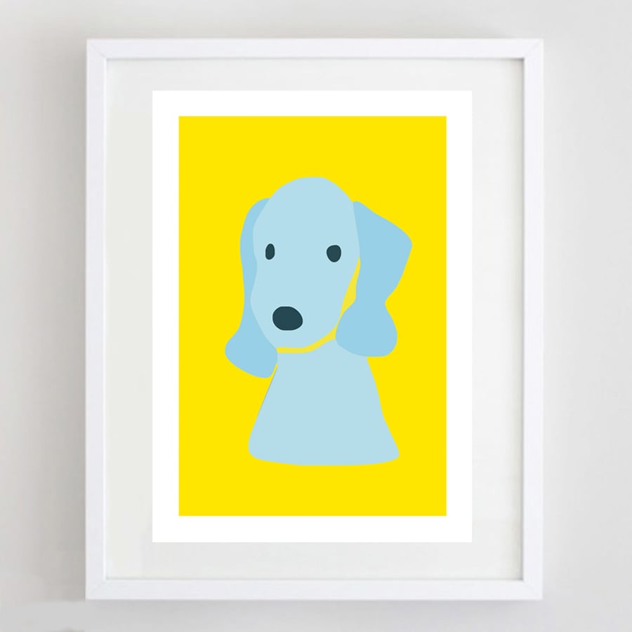 Bedlington Terrier Print
