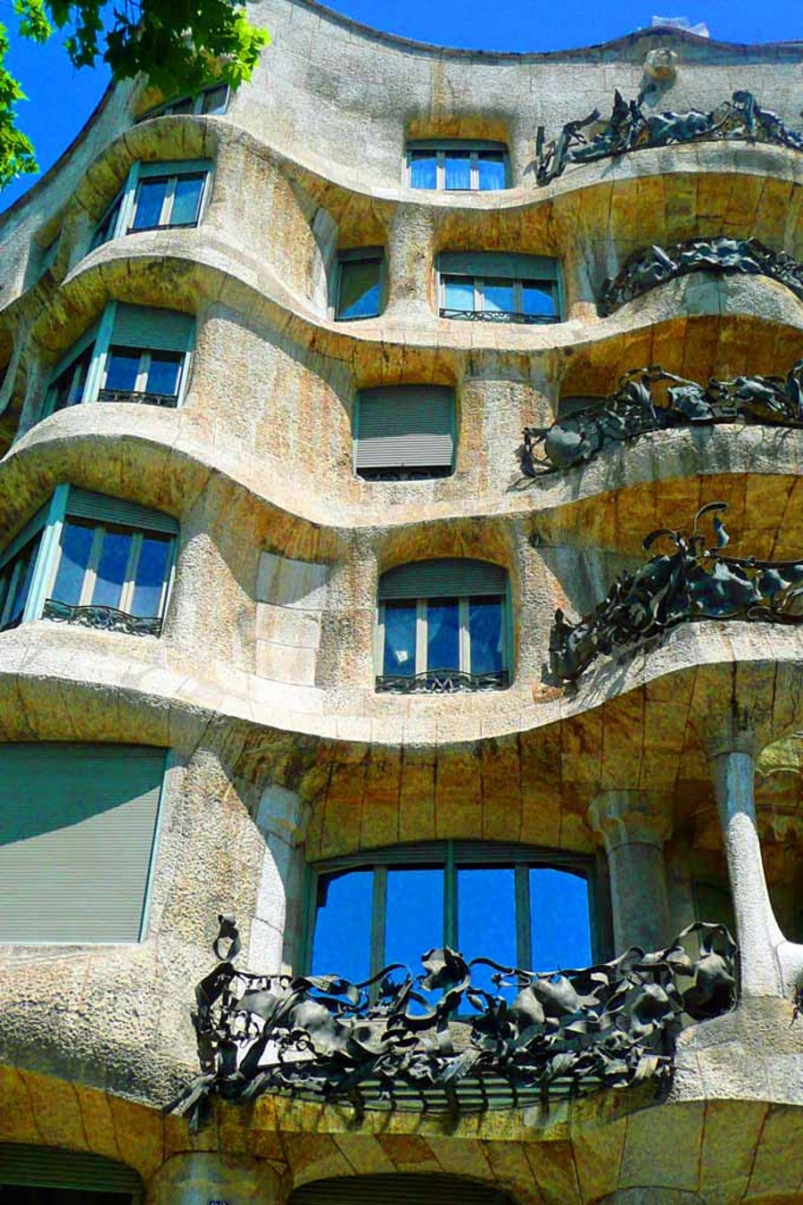 Casa Mila La Pedrera Barcelona Spain 12"x18" Print