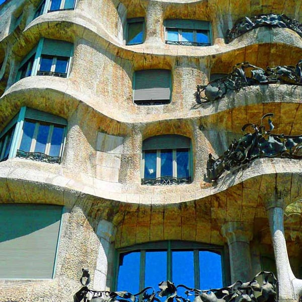 Casa Mila La Pedrera Barcelona Spain 12"x18" Print