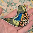 Little Hotchpotch Bird Brooch