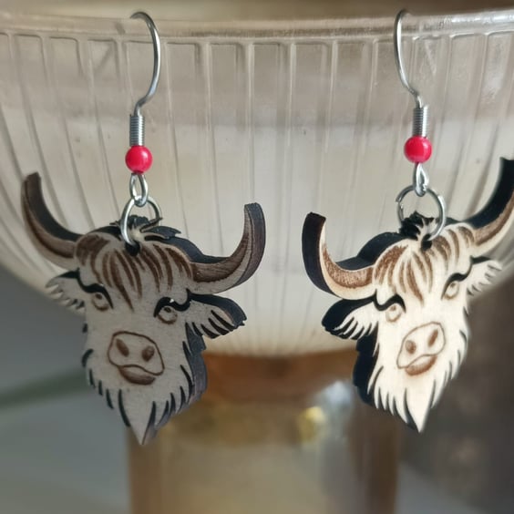 Highland Cow Earrings