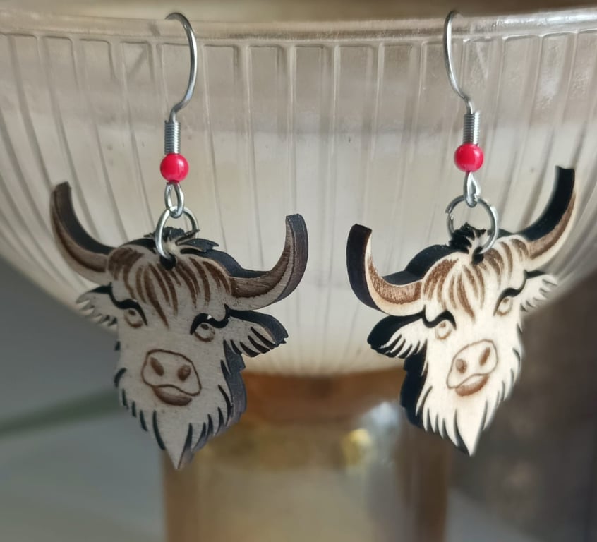 Highland Cow Earrings