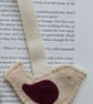 Hand stitched felt bird bookmark - Image 4