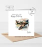 Spitfire Jet Happy Birthday Card - Image 1