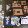Mixed set of cutting dies 