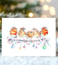 Robin Christmas Cards, set of 4 - Image 2